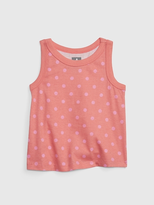 View large product image 1 of 1. Toddler Organic Cotton Mix and Match Tank Top