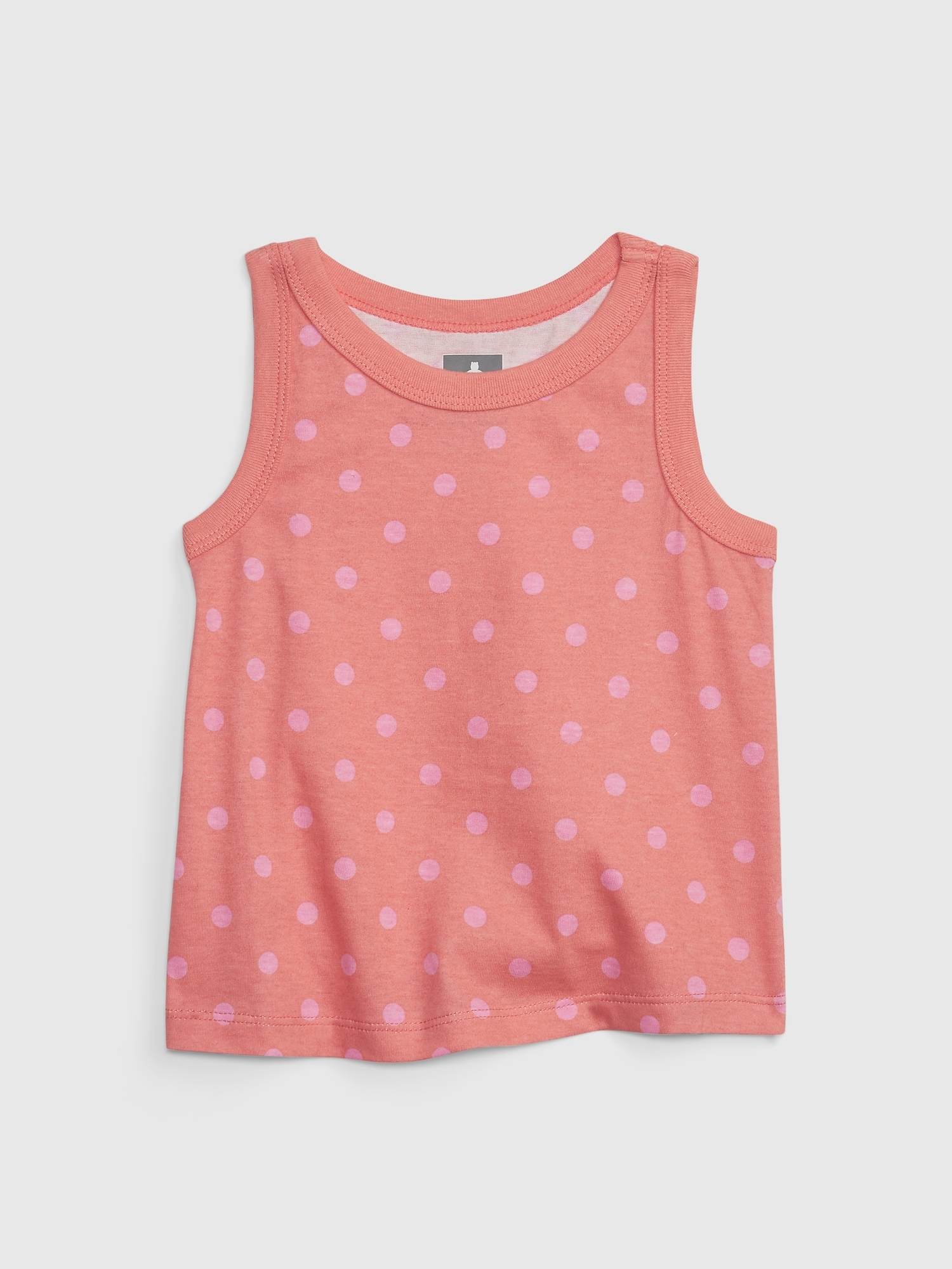 Gap Toddler 100% Organic Cotton Mix and Match Tank Top pink. 1