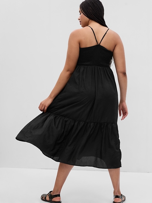 Image number 5 showing, Tie-Front Ruffle Hem Maxi Dress
