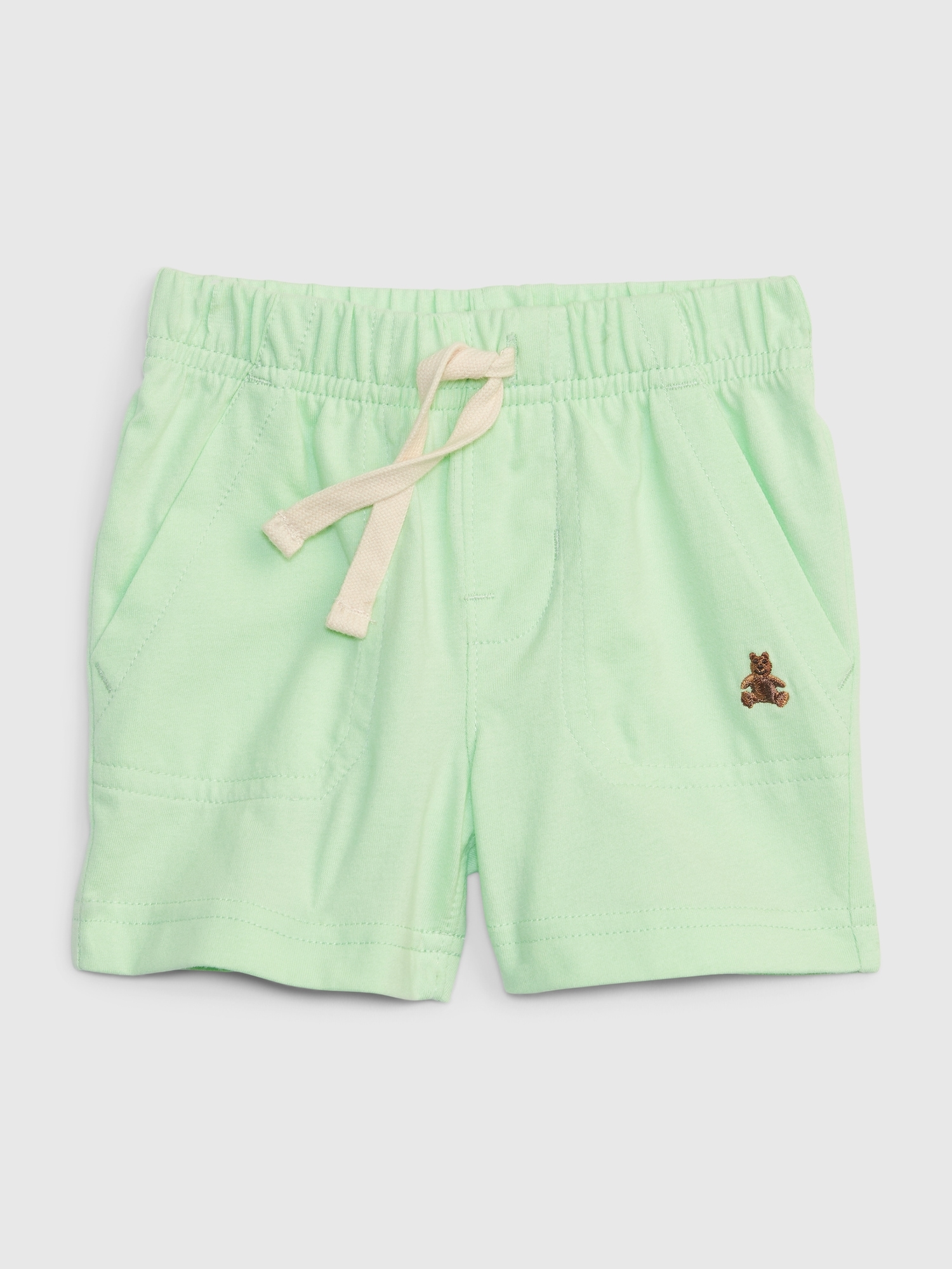 Gap Baby 100% Organic Cotton Mix and Match Pull-On Shorts green. 1