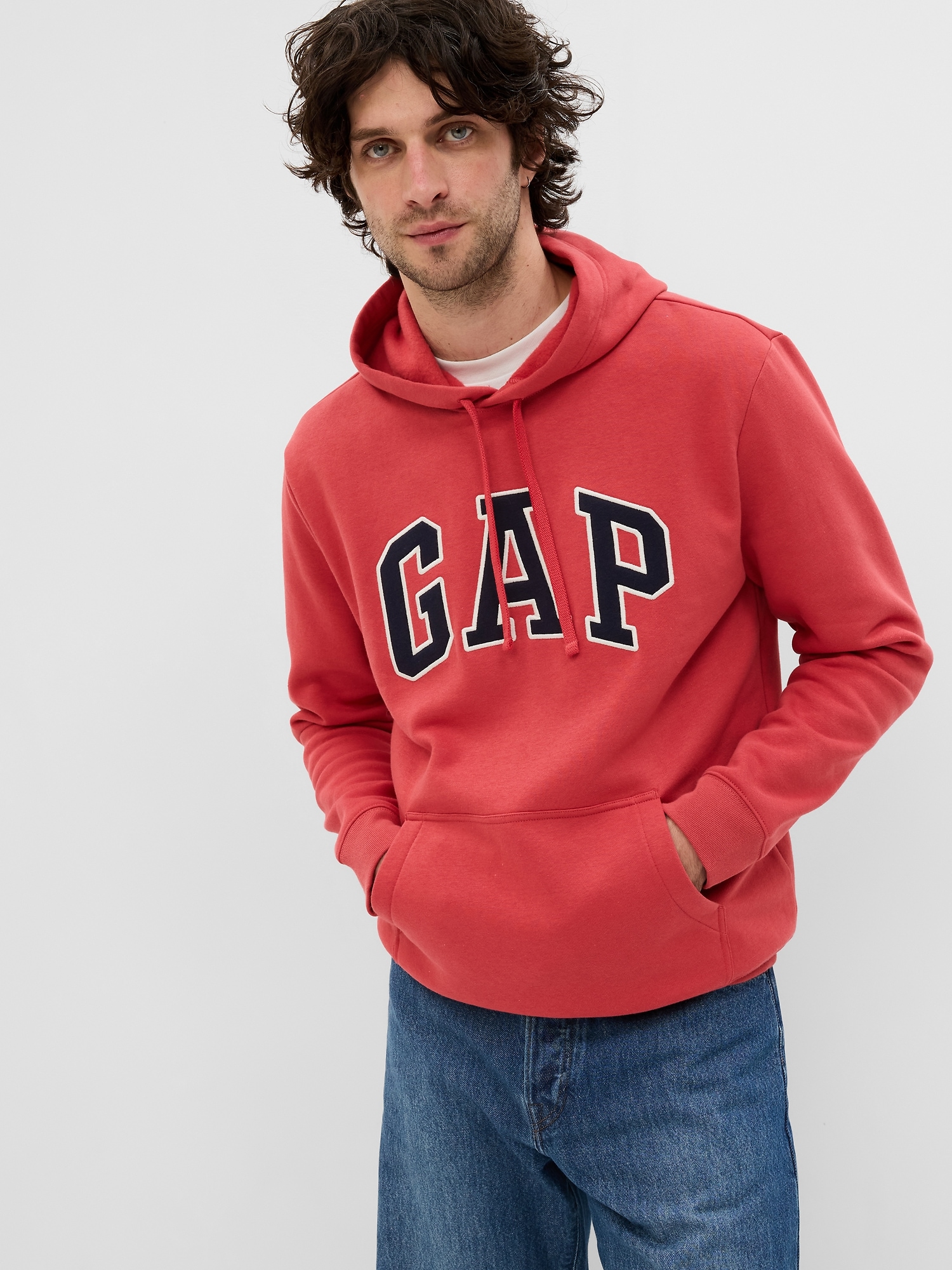 Gap Logo In Faded Red | ModeSens