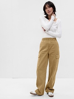 Cotton Cargo Parachute Pants | Gap