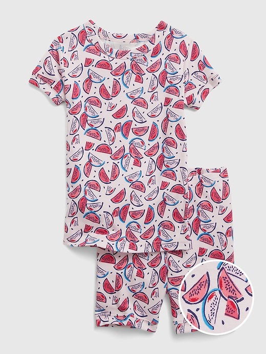 Image number 7 showing, babyGap Organic Cotton Stripe PJ Shorts Set