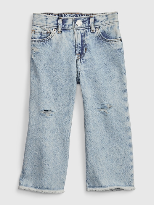 Image number 1 showing, Toddler Stride Denim Jeans with Washwell