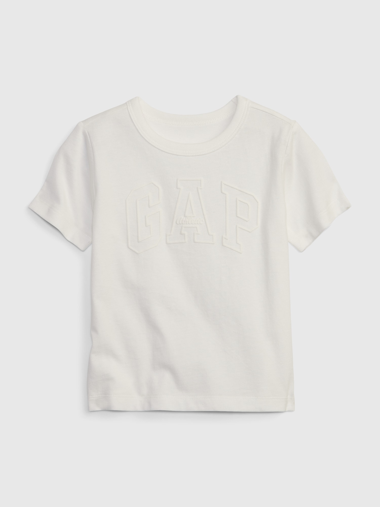 Gap Toddler 100% Organic Cotton Gap Logo T-Shirt white. 1