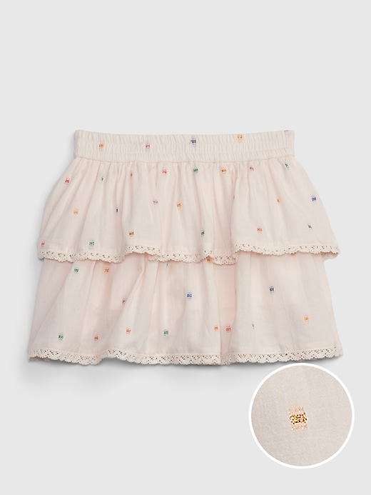 Image number 1 showing, Toddler Shiny Tiered Skirt
