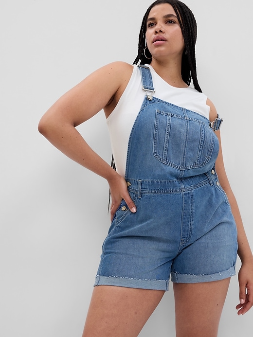 Image number 4 showing, Denim Shortalls with Washwell