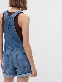 Gap denim shortalls new arrivals