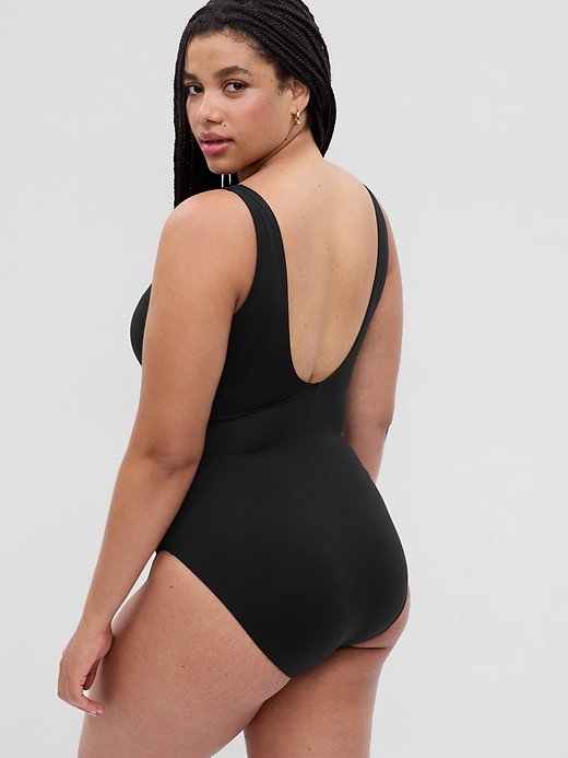 Image number 5 showing, Wrap Front One-Piece Swimsuit