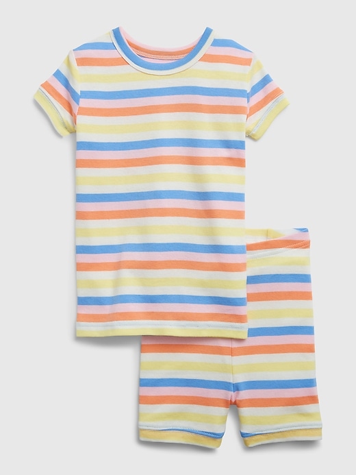 Image number 1 showing, babyGap Organic Cotton Stripe PJ Shorts Set