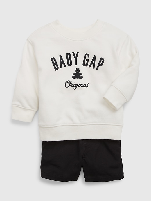 Image number 3 showing, Baby Logo Sweat Set