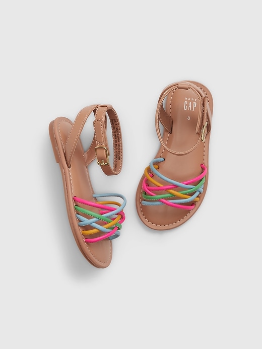 View large product image 1 of 1. Toddler Strappy Sandals