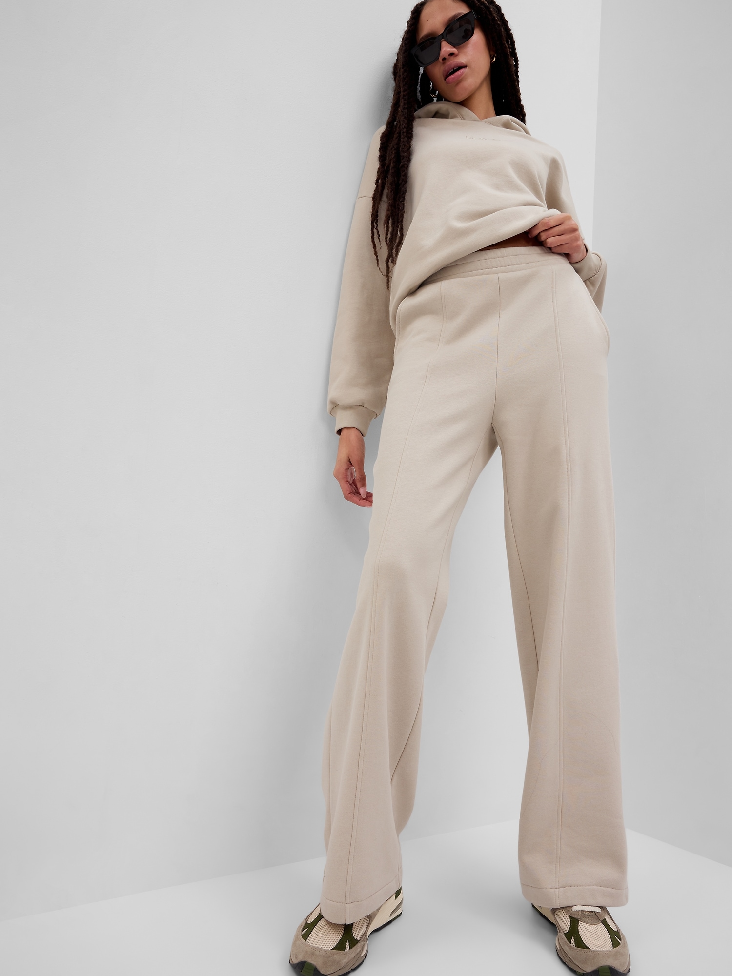 Buy Gap Airy Wide-Leg Trousers from the Gap online shop