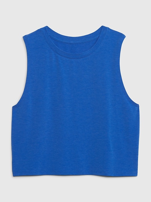 Image number 6 showing, GapFit  Breathe Cropped Muscle Tank Top