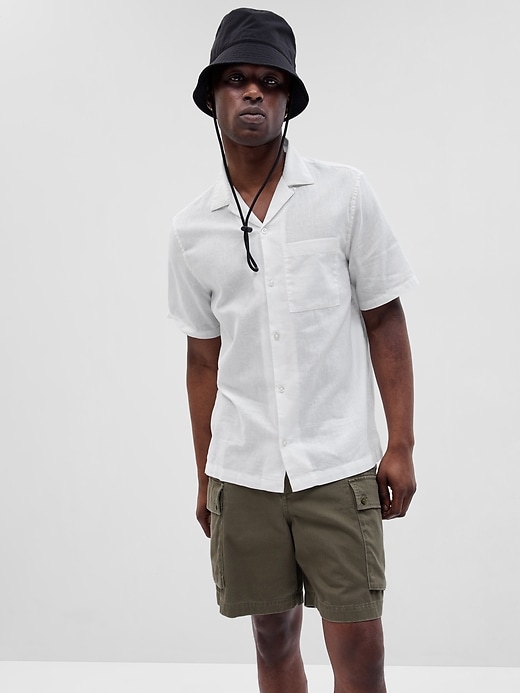 Linen-Cotton Vacay Shirt | Gap