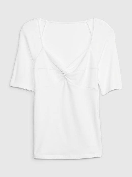 Image number 6 showing, Modern Twist-Front Sweetheart T-Shirt