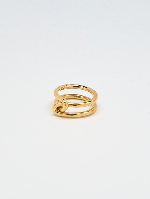 Image number 1 showing, Gold Double Knot Ring