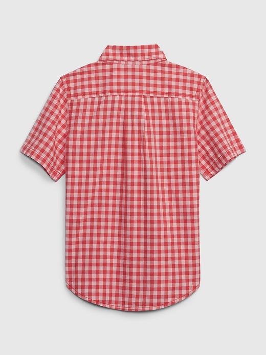 Image number 2 showing, Toddler Checkered Poplin Shirt