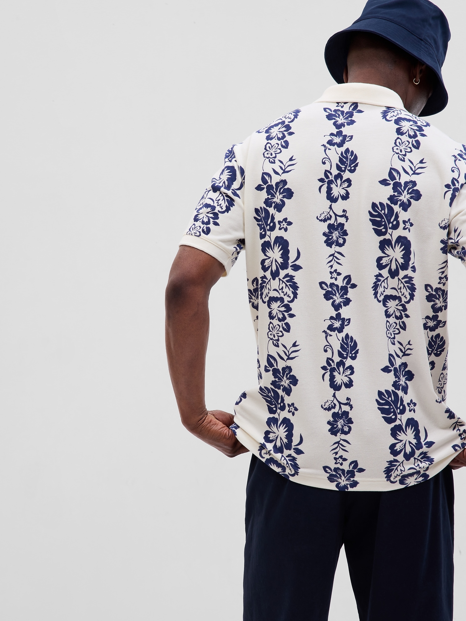 Printed Pique Polo Shirt | Gap