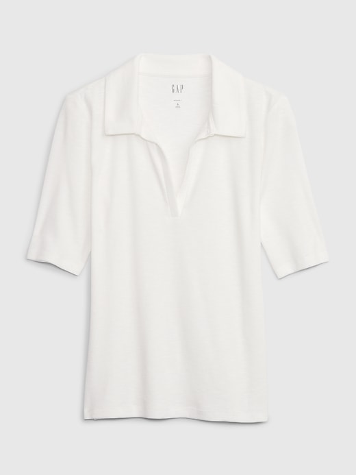 Image number 6 showing, Rib Polo T-Shirt