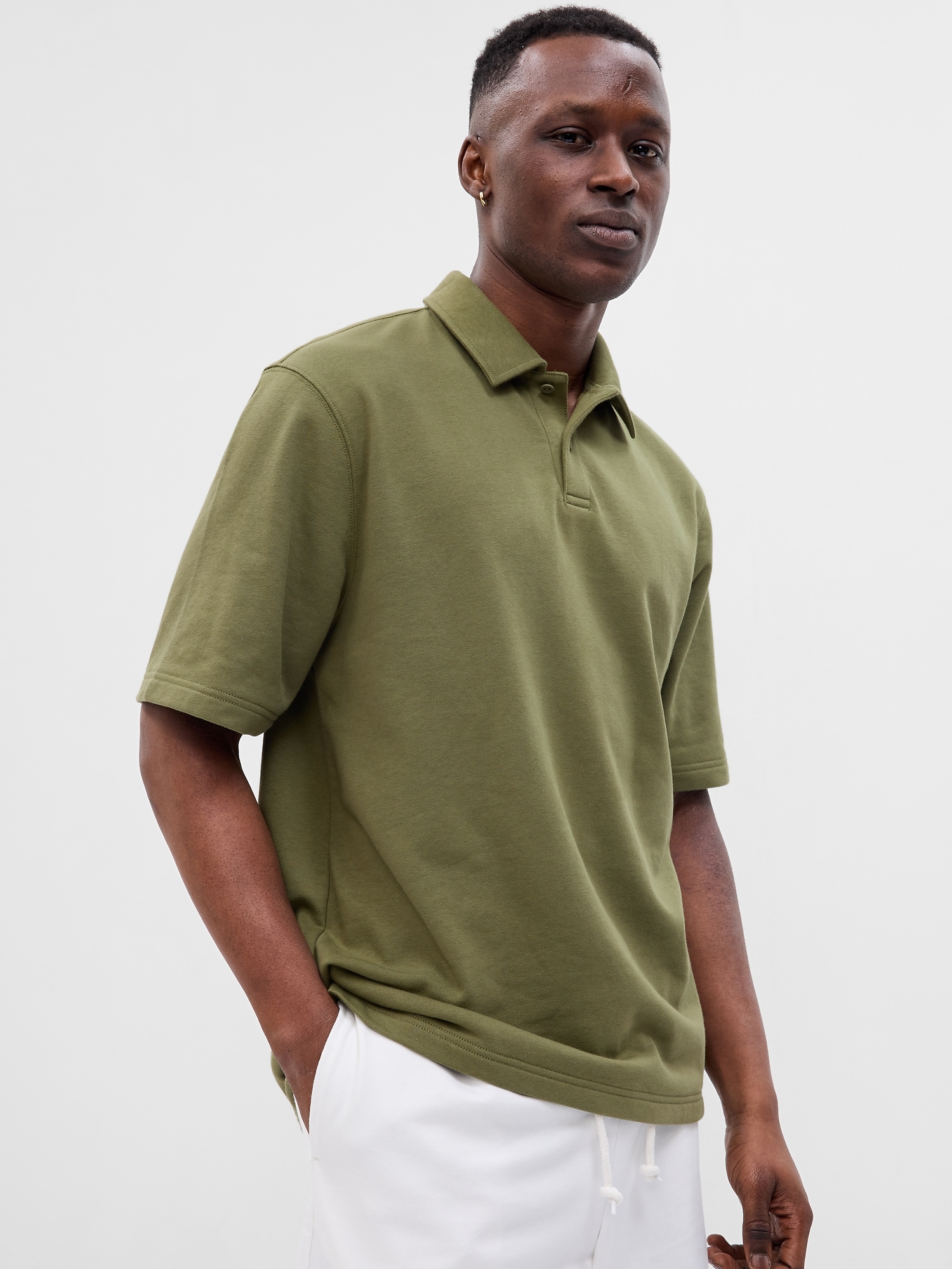 French Terry Polo Shirt | Gap