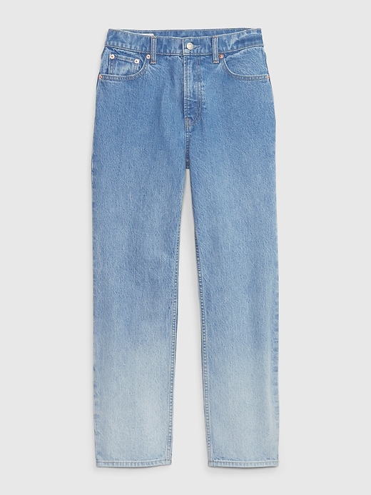 Image number 6 showing, High Rise Ombre Cheeky Straight Jeans with Washwell