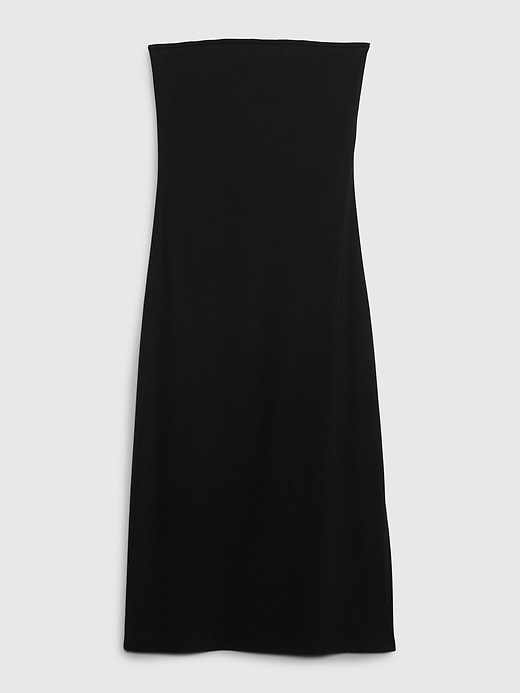 Image number 6 showing, Modern Strapless Split-Hem Midi Dress
