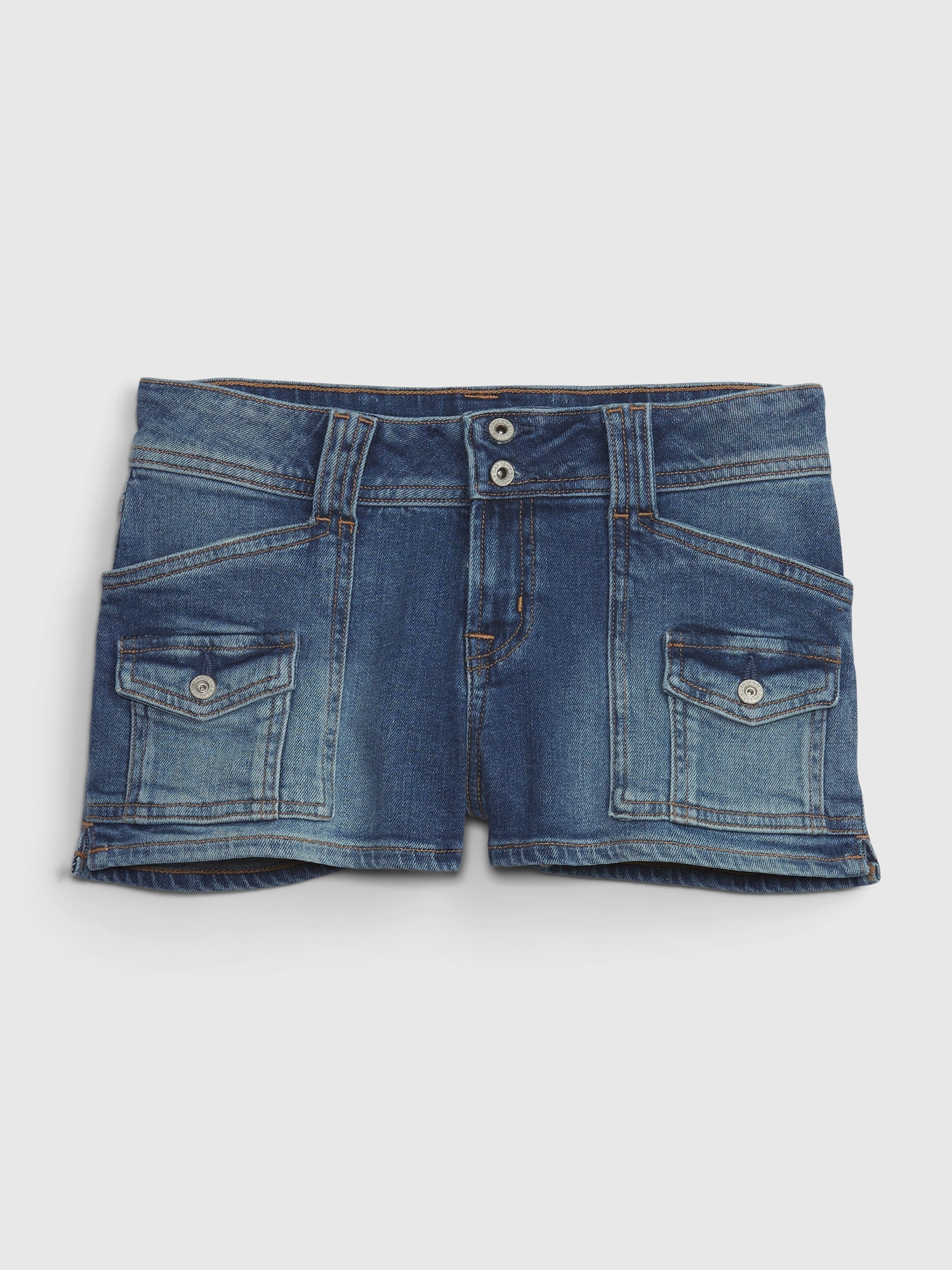 Low Rise Y2K Denim Shorts | Gap
