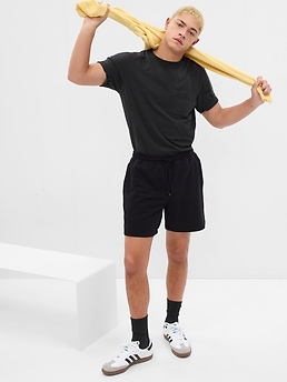 Gap French Terry Shorts In Black