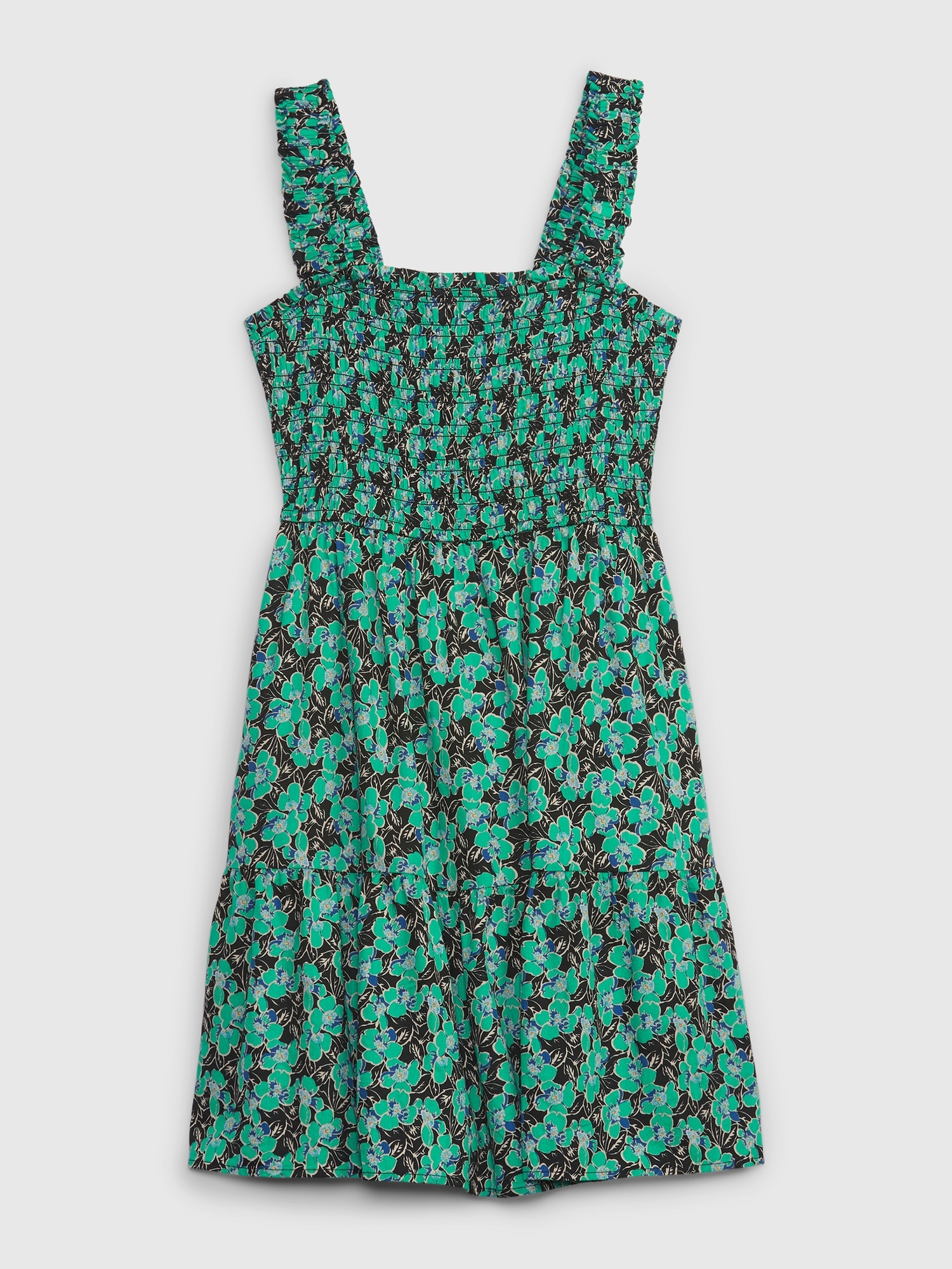 Smocked Tiered Mini Dress | Gap