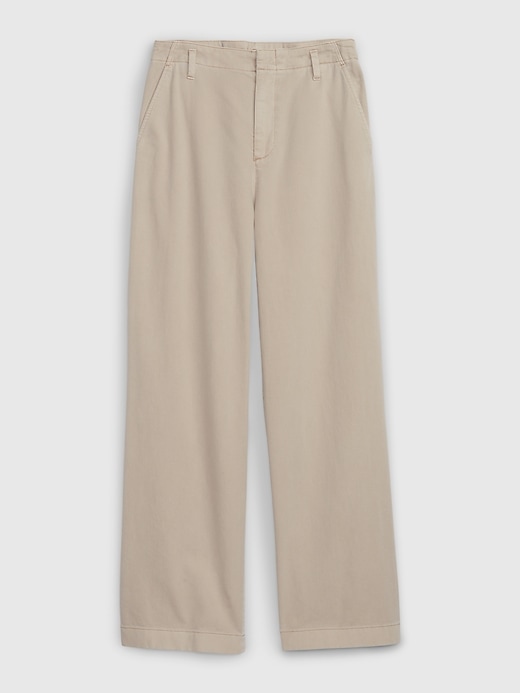 Image number 6 showing, Mid Rise Loose Khakis
