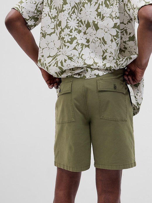 Image number 2 showing, 8" Ripstop Fatigue Shorts