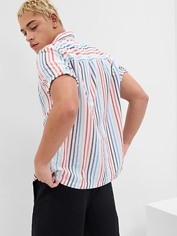 Stripe Dobby Shirt | Gap