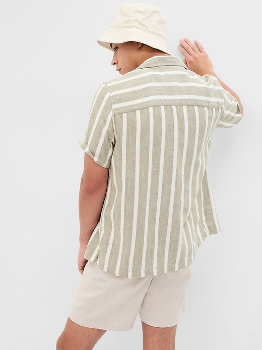 Image number 2 showing, Linen-Cotton Cabana Shirt