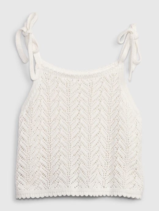 Image number 4 showing, Organic Cotton Crochet Top