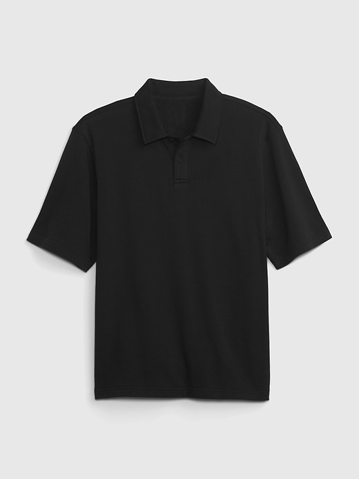 Image number 4 showing, French Terry Polo Shirt
