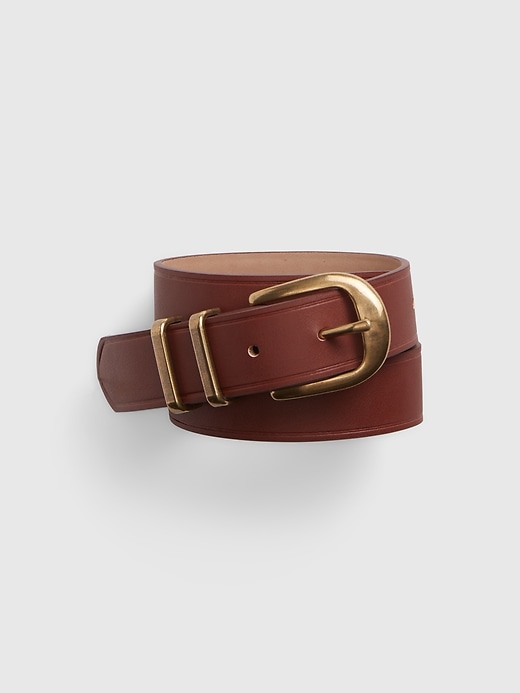 Image number 4 showing, Faux-Leather Western Belt