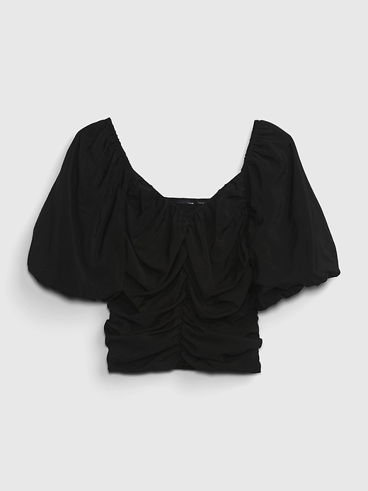 Image number 6 showing, Puff Sleeve Ruched Top