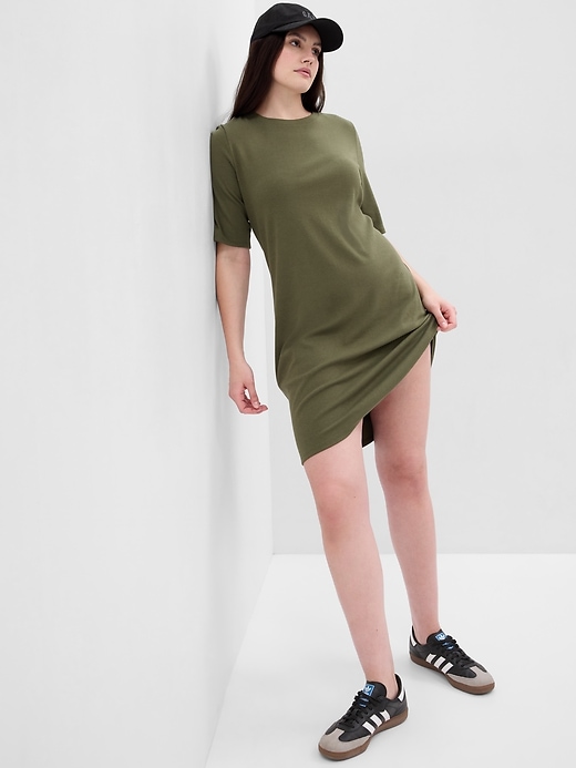 Image number 4 showing, Modern Mini T-Shirt Dress