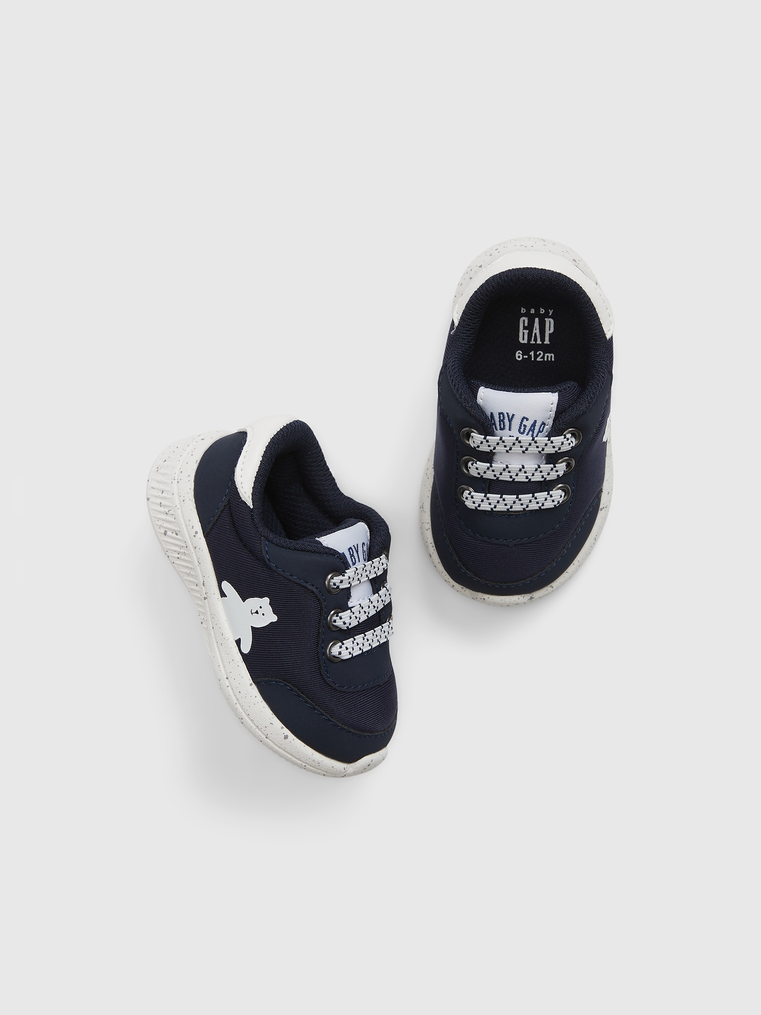 Gap Baby Brannan Bear Sneakers blue. 1