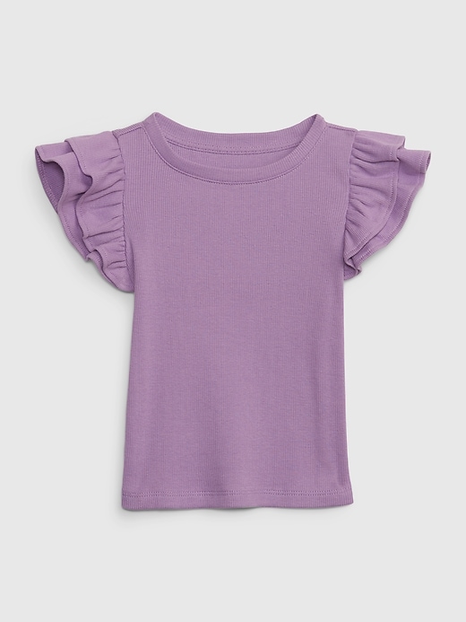 Image number 6 showing, Toddler Flutter Sleeve T-Shirt