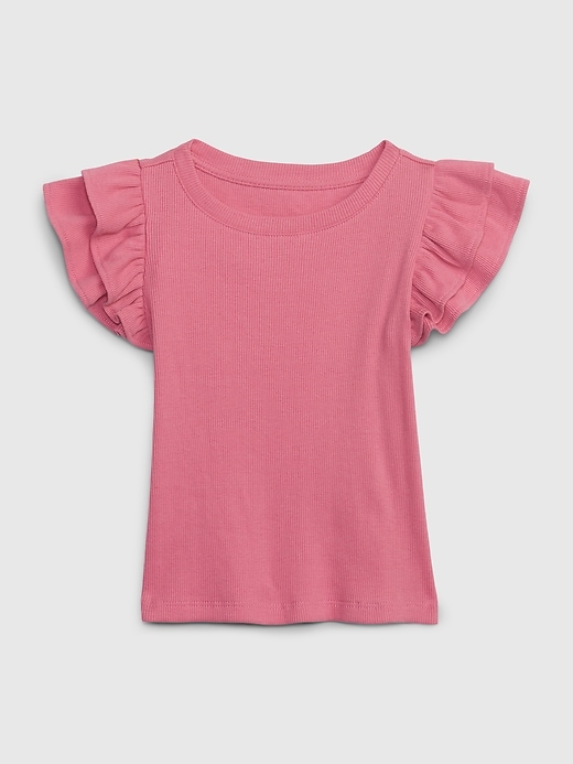 Image number 1 showing, Toddler Flutter Sleeve T-Shirt