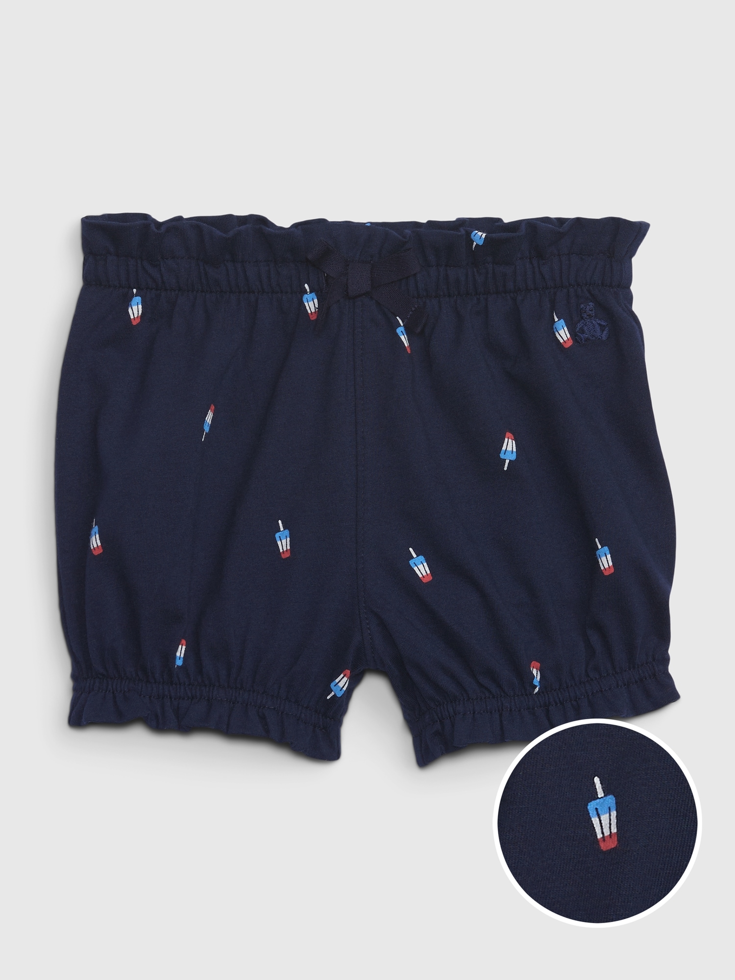 Gap Baby 100% Organic Cotton Mix and Match Pull-On Shorts blue. 1