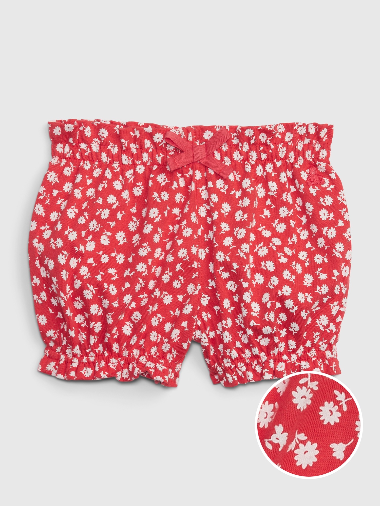 Gap Baby 100% Organic Cotton Mix and Match Pull-On Shorts red. 1