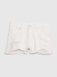 View large product image 4 of 4. Low Rise Denim Beach Shorts