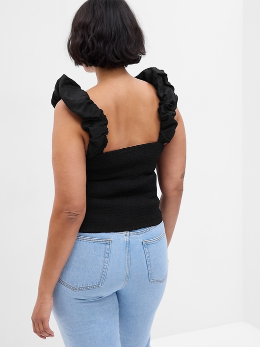 Image number 5 showing, Cropped Ruched Top