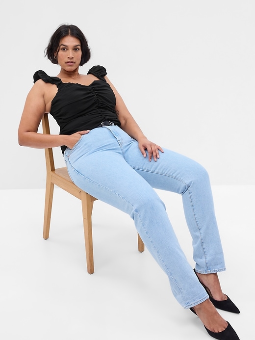 Cropped Ruched Top | Gap