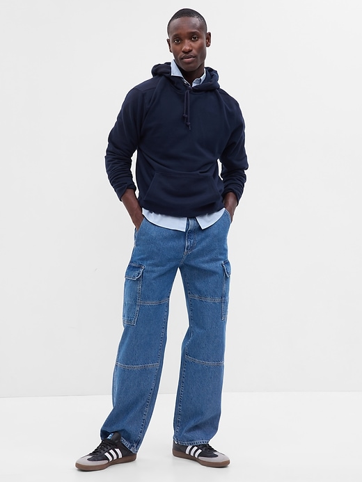 View large product image 1 of 1. 90s Original Straight Fit Cargo Jeans