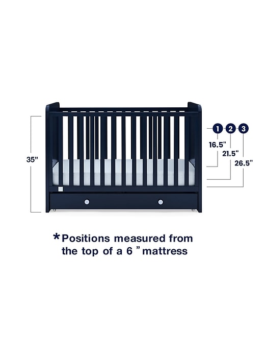 Image number 6 showing, babyGap Graham Convertible Storage Crib