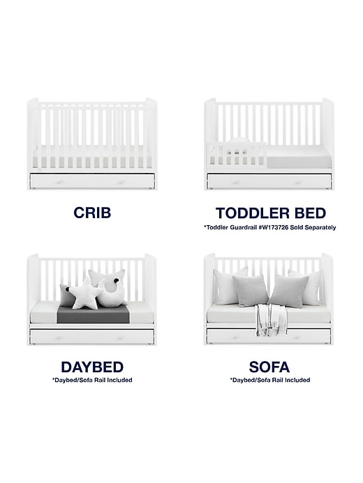 Image number 3 showing, babyGap Graham Convertible Storage Crib